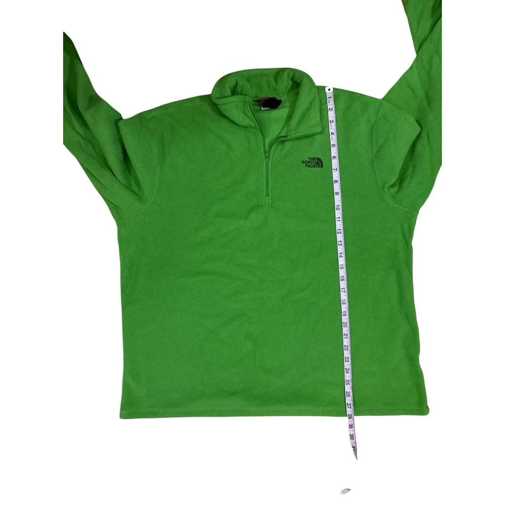 The North Face Green Fleece Quarter-ZIP Jacket MENS XL